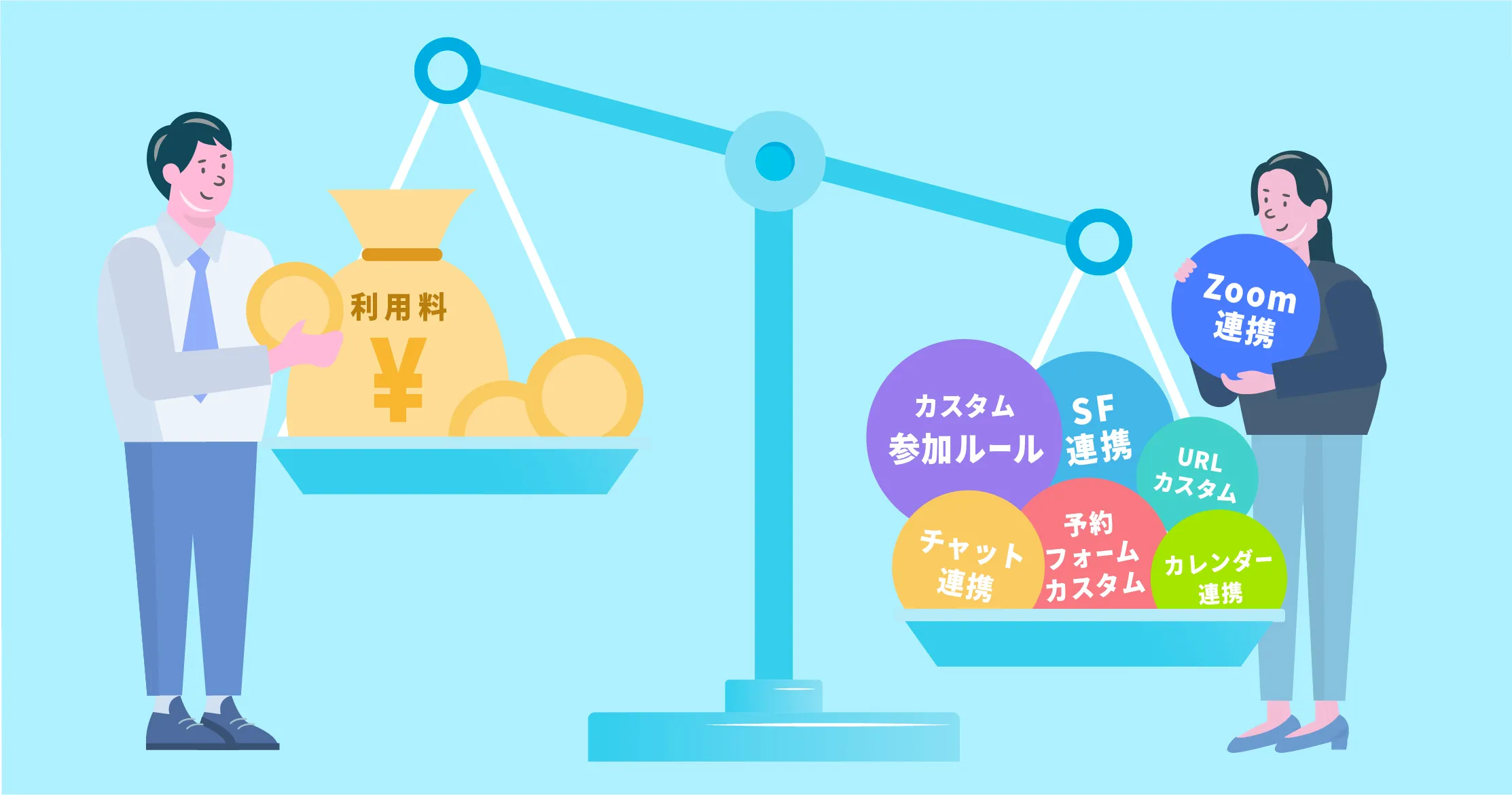 日程調整ツールの中でも法人に特化した料金体系