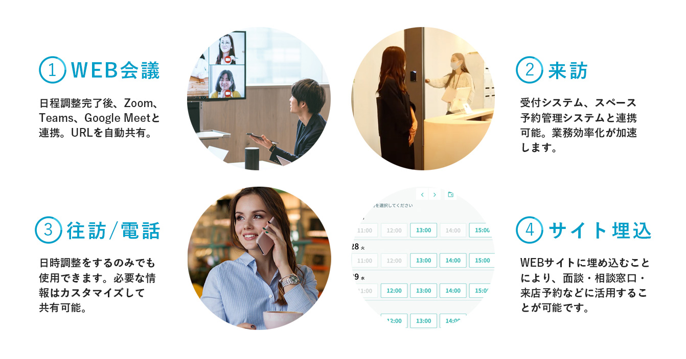 調整アポが使えるシーン
