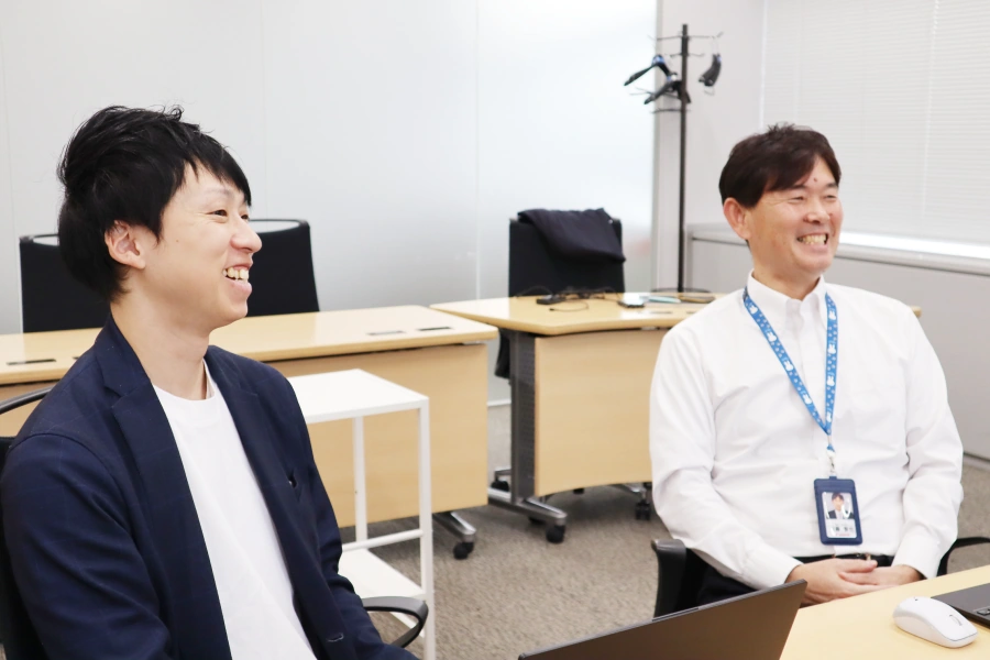 キヤノンマーケティングジャパン インタビュー風景